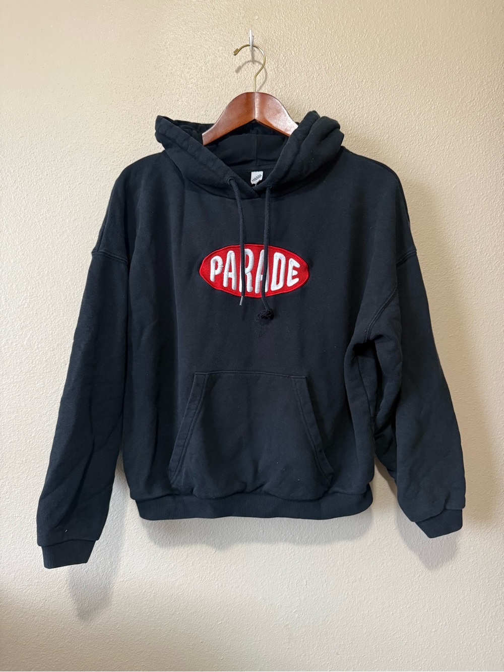 Parade Logo Black Pullover Hoodie for Women